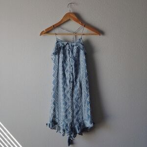 Anthropologie Moon River Halter Spaghetti Strap Romper